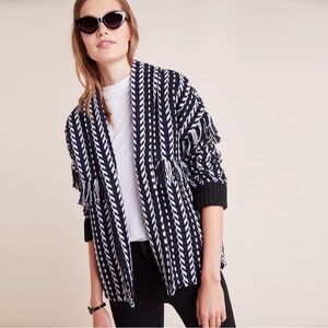 Black and White Patterned Jacket